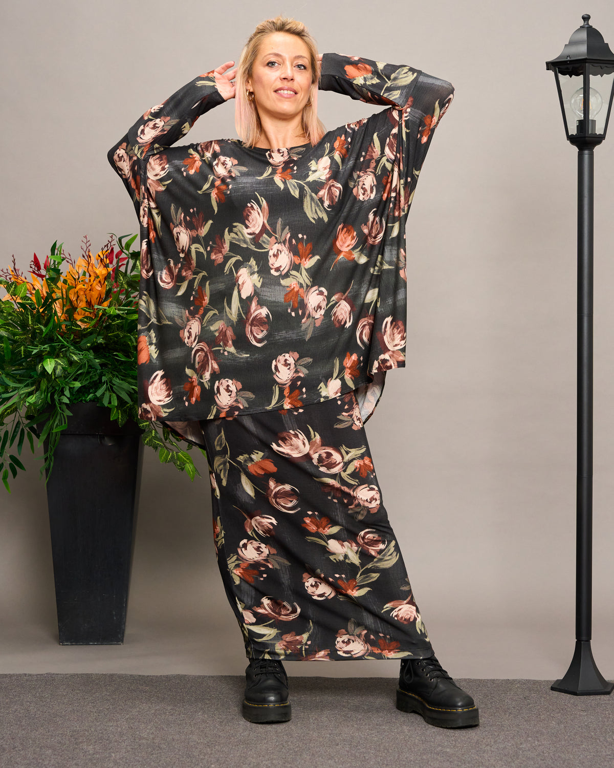 Viscose Patterned Tube Skirt