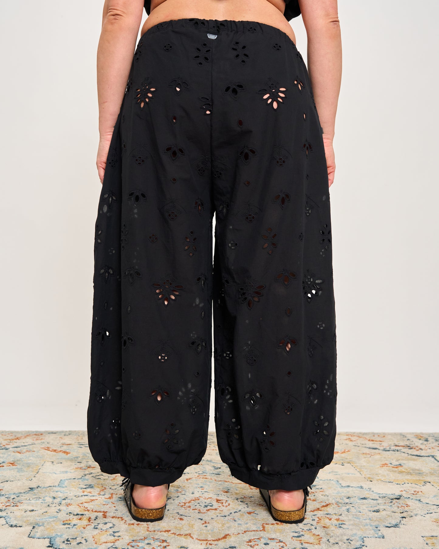 Pant Skirt in Broderie Anglaise Cotton