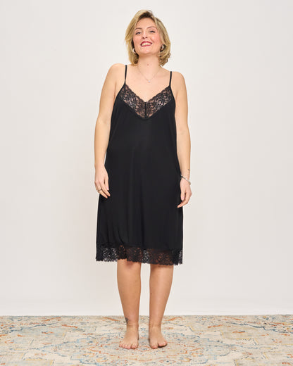 Lace Detail Slip Dress