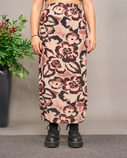 Viscose Patterned Tube Skirt
