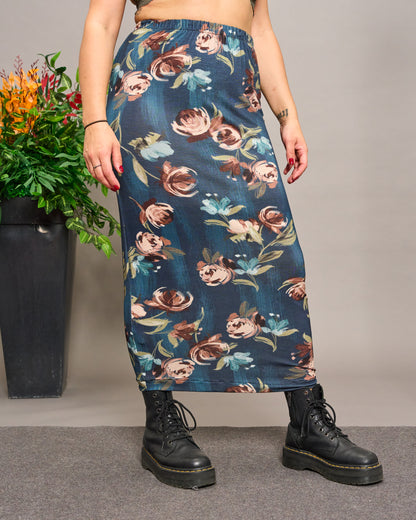 Viscose Patterned Tube Skirt