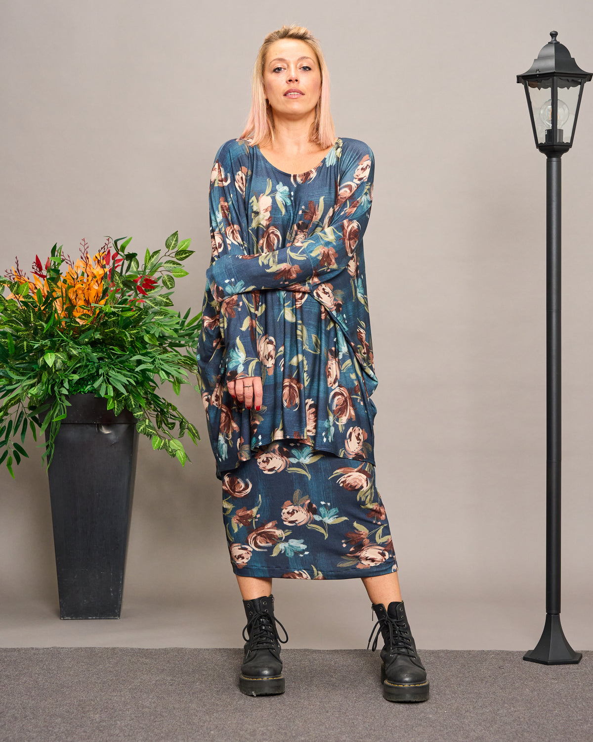 Viscose Patterned Tube Skirt
