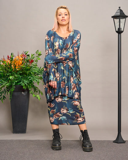 Viscose Patterned Tube Skirt