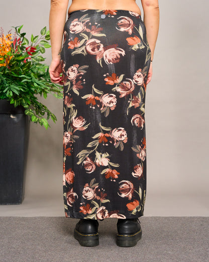 Viscose Patterned Tube Skirt