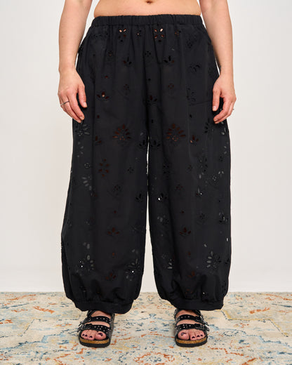 Pant Skirt in Broderie Anglaise Cotton