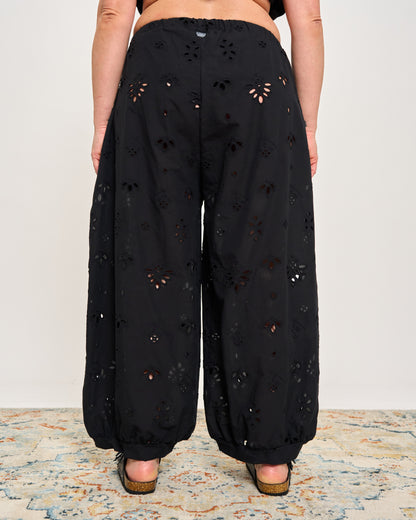 Pant Skirt in Broderie Anglaise Cotton