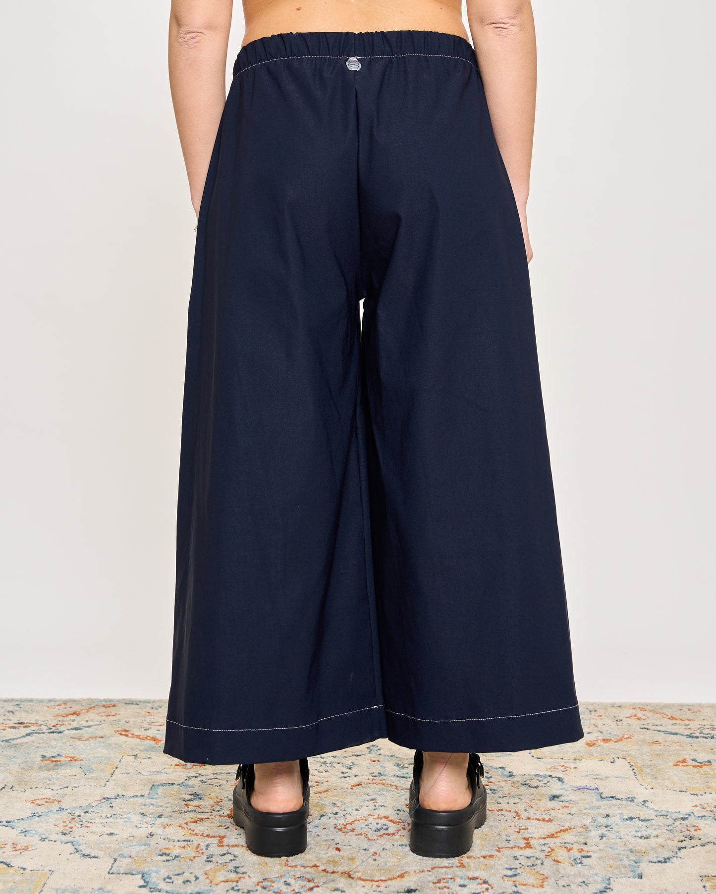Stretch Cotton Blend Trousers