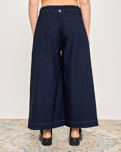 Stretch Cotton Blend Trousers