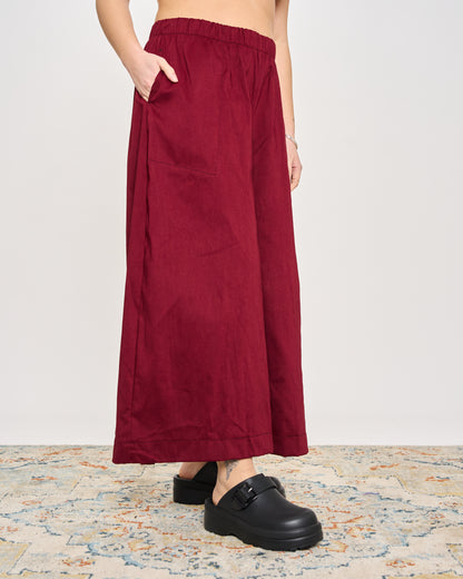 Stretch Cotton Blend Trousers