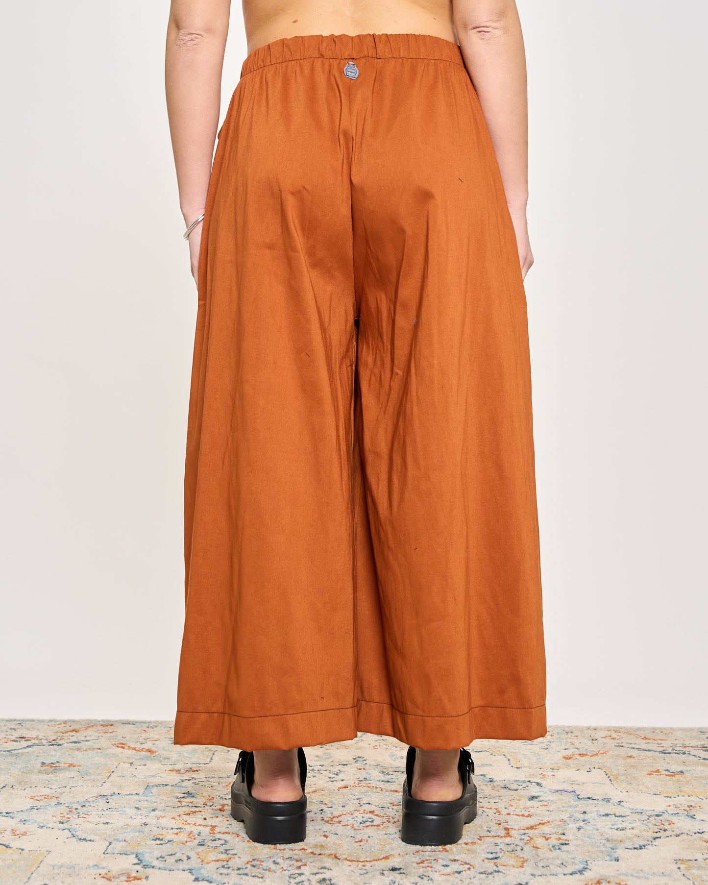 Stretch Cotton Blend Trousers