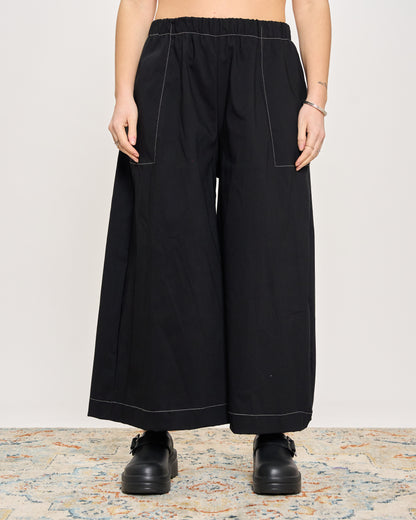 Stretch Cotton Blend Trousers