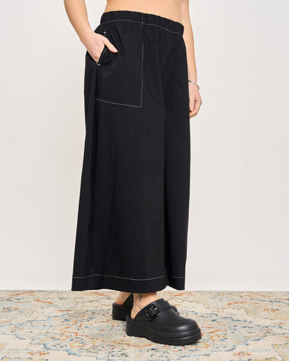Stretch Cotton Blend Trousers
