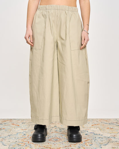 Stretch Cotton Blend Trousers