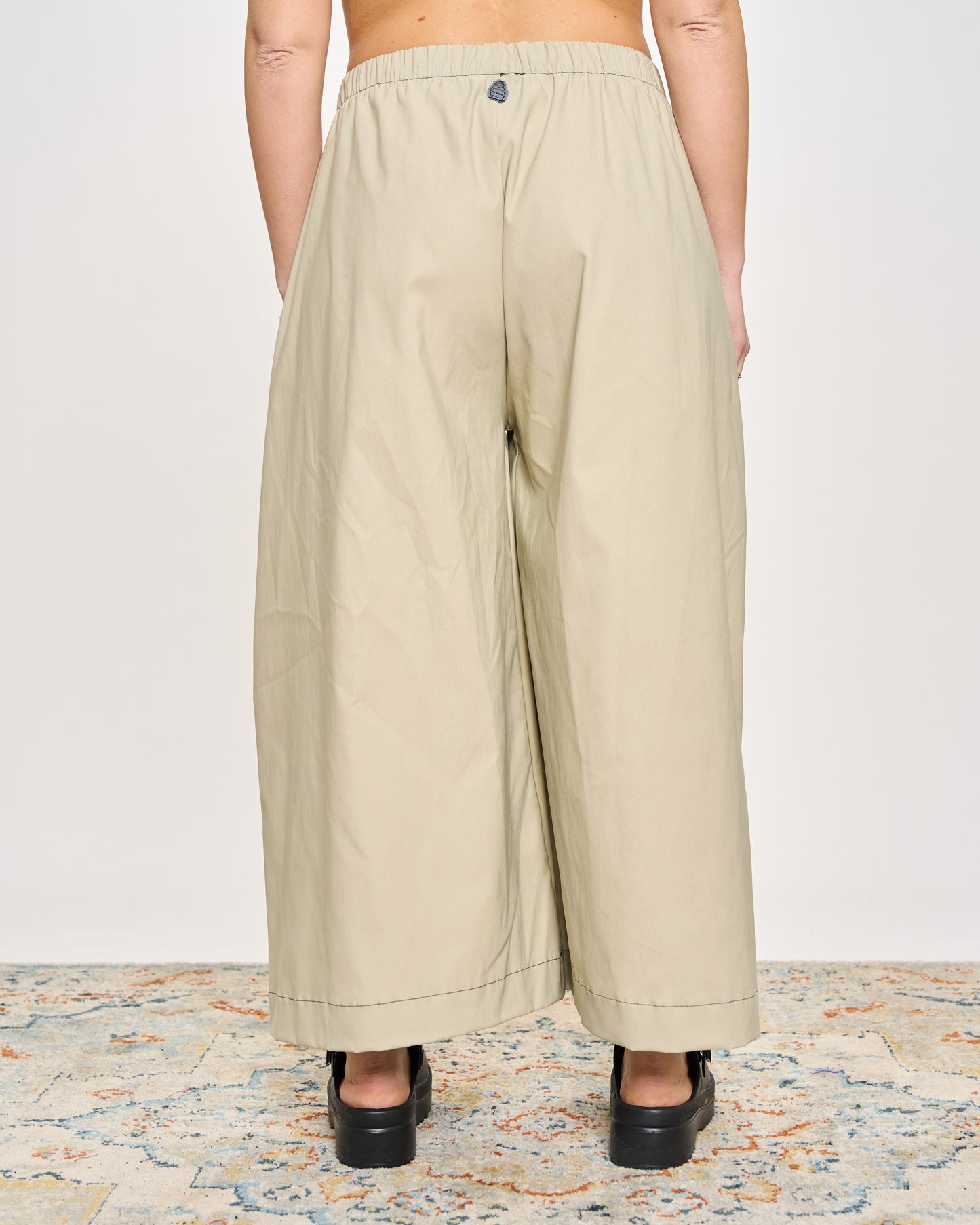 Stretch Cotton Blend Trousers