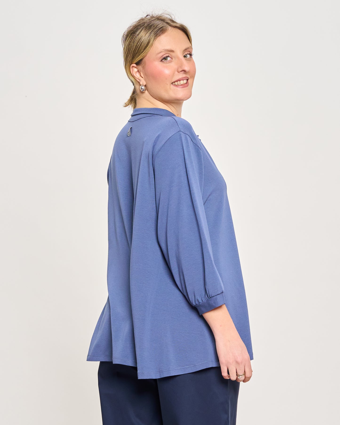 Polo Oversize in Jersey
