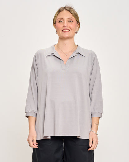 Polo Oversize in Jersey