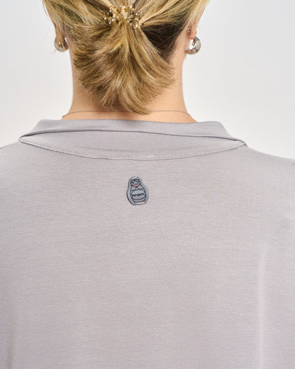 Polo Oversize in Jersey