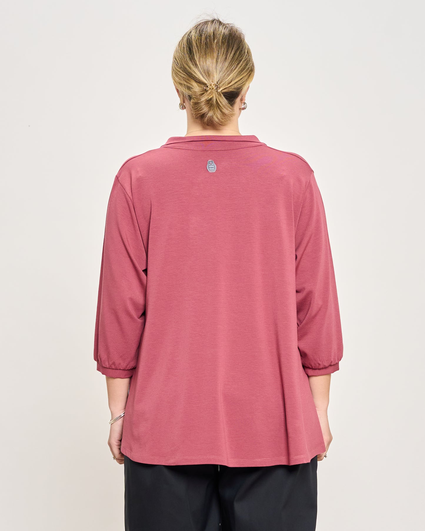 Polo Oversize in Jersey
