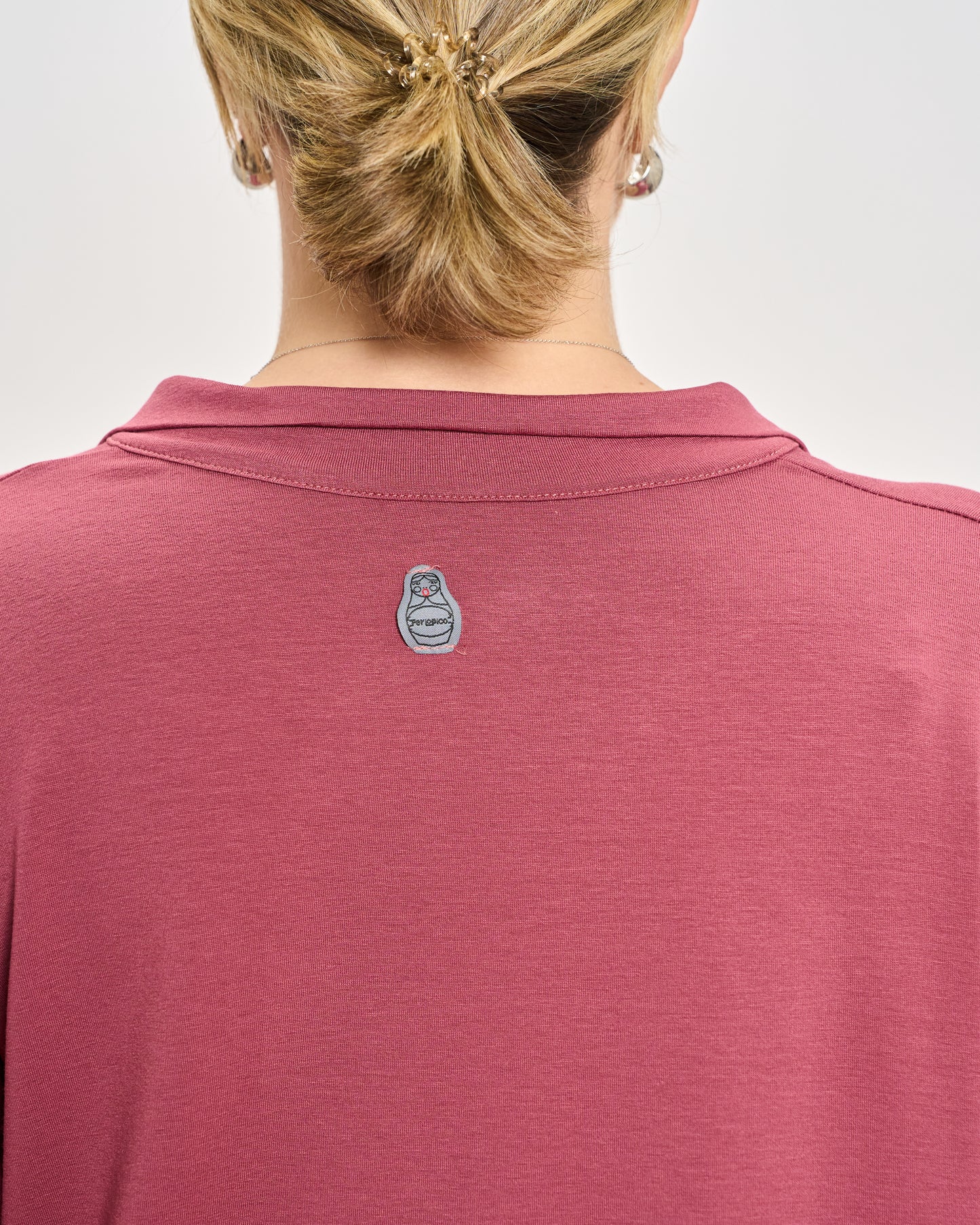 Polo Oversize in Jersey