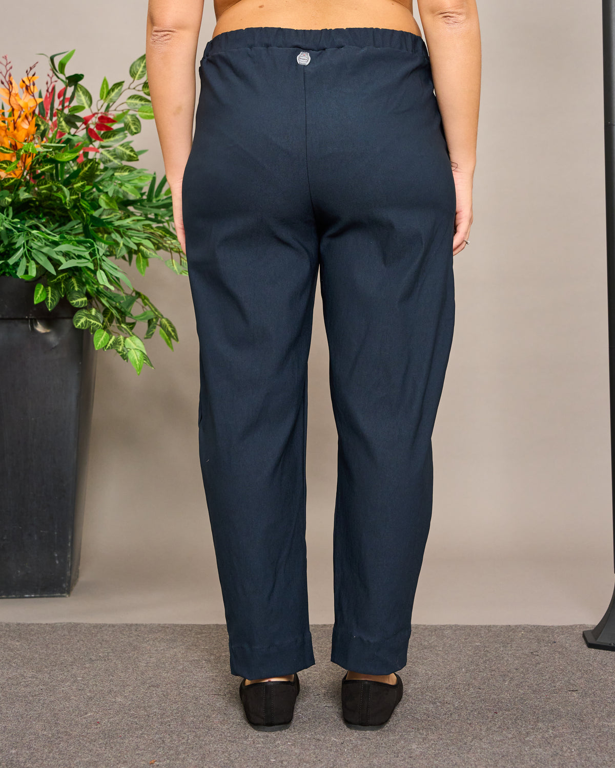 Pantalone Crop in Bengalina Elasticizzata
