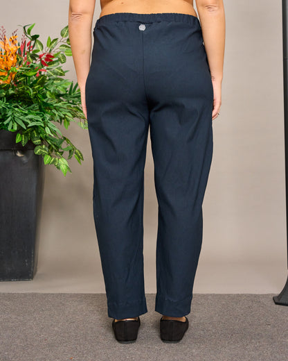 Pantalone Crop in Bengalina Elasticizzata