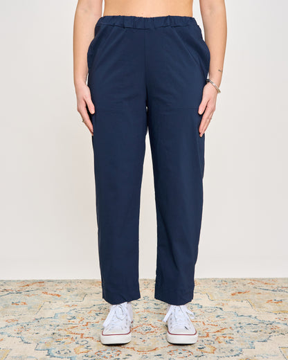 Pantaloni Crop in Bengalina Elasticizzata
