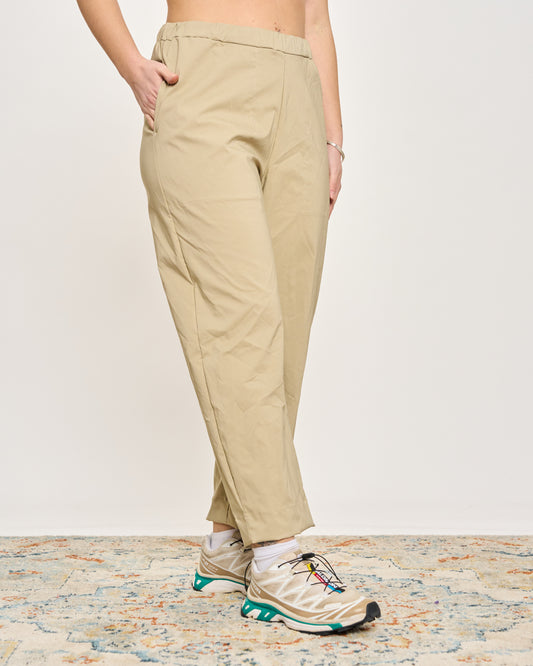 Pantaloni Crop in Bengalina Elasticizzata