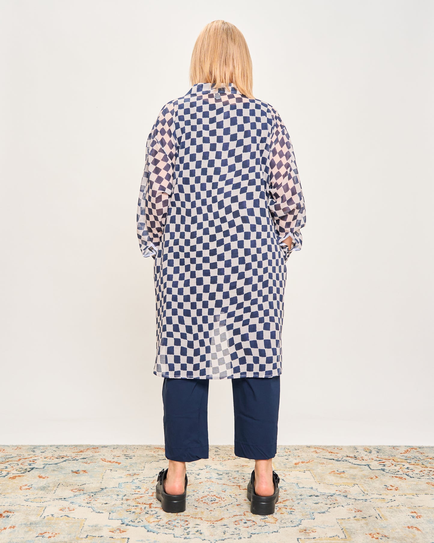 Camicia Over Modello Maschile a Quadri