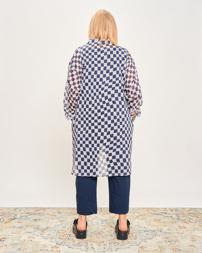 Camicia Over Modello Maschile a Quadri