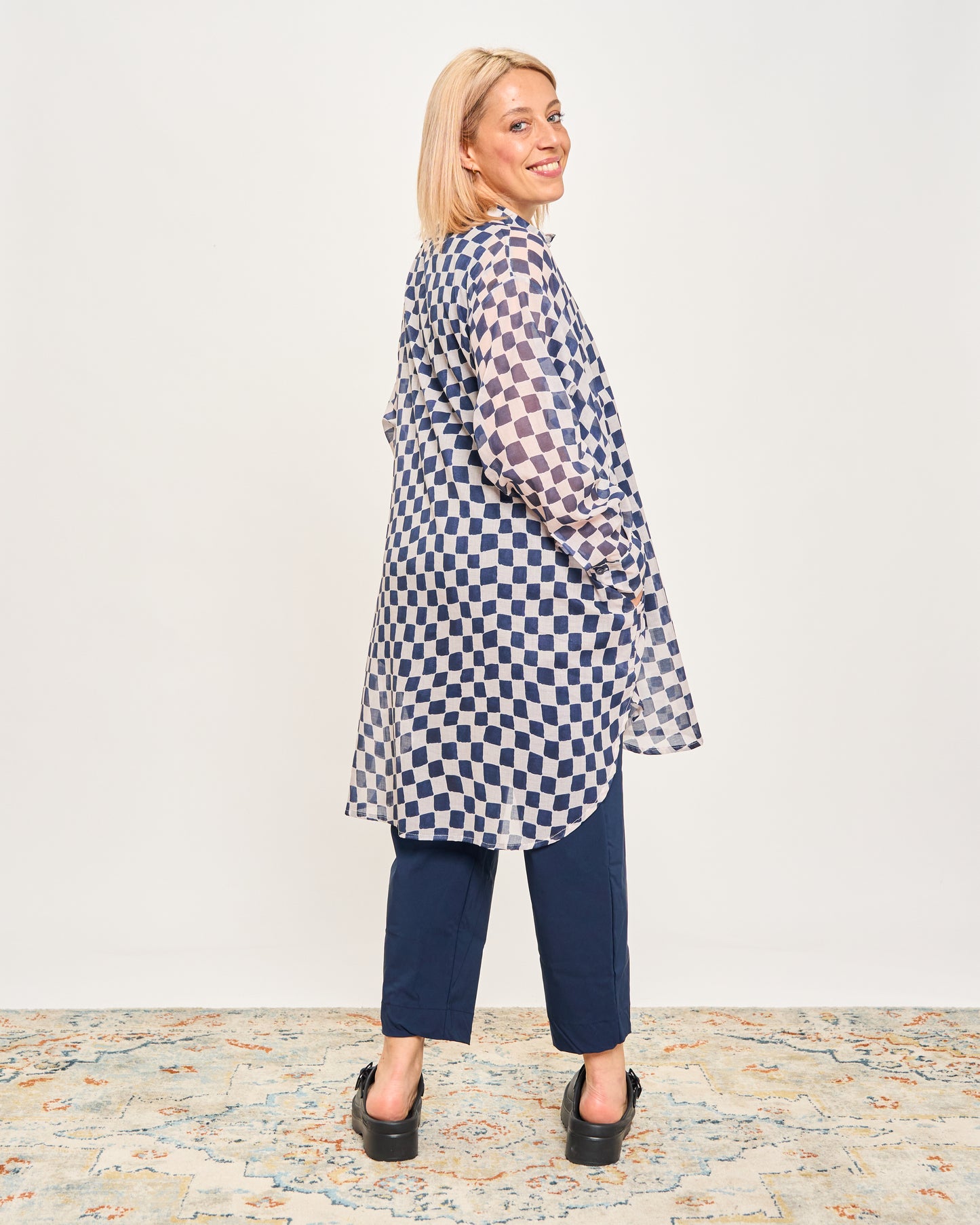 Camicia Over Modello Maschile a Quadri
