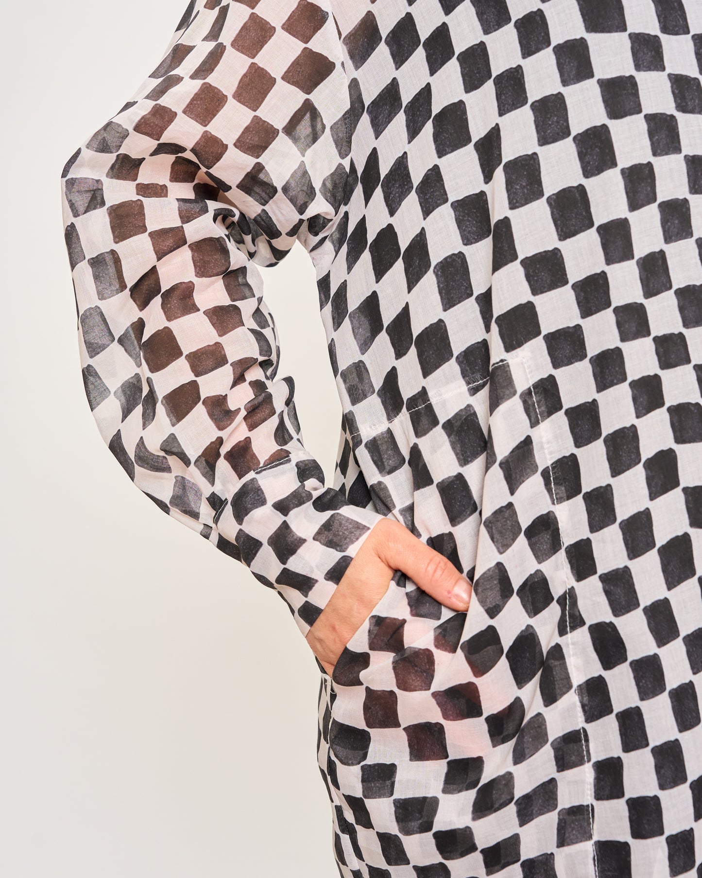 Camicia Over Modello Maschile a Quadri