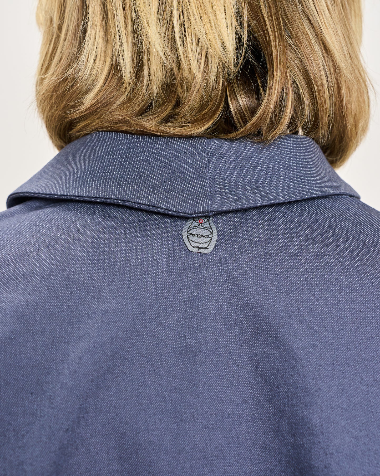 Flared Jacket in Stretchy Denim