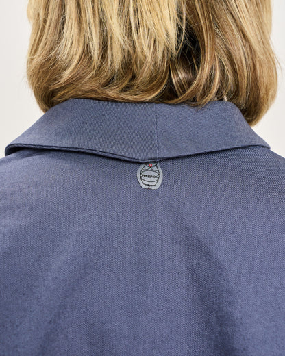 Flared Jacket in Stretchy Denim