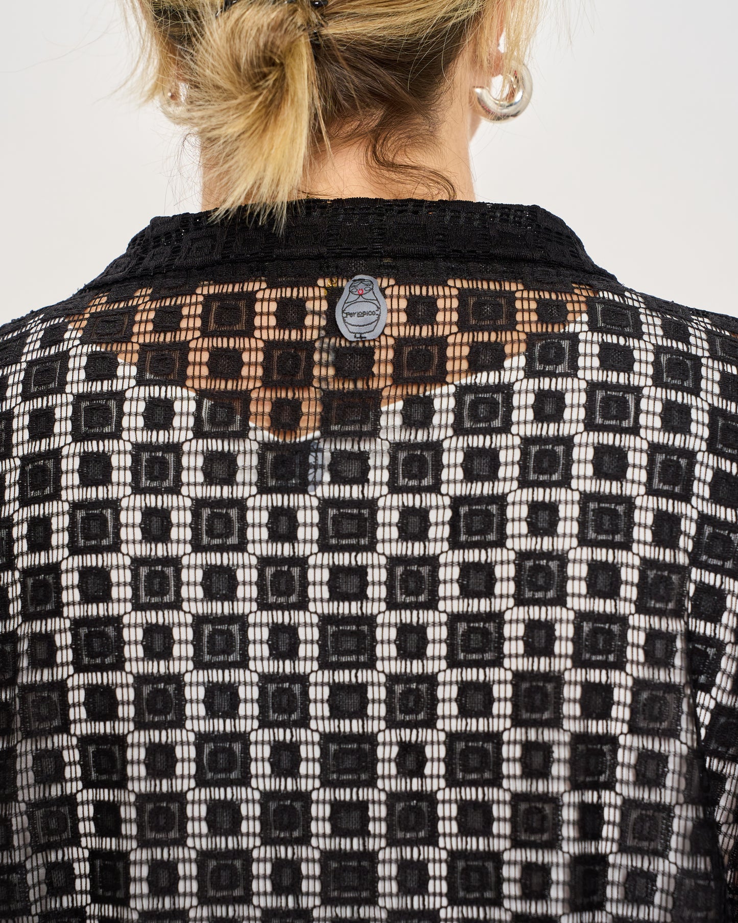 Giacca Over in Macramè