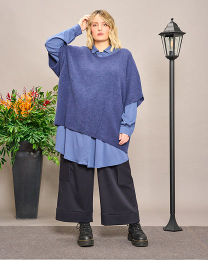Gilet Oversize in Alpaca