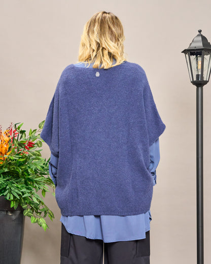 Gilet Oversize in Alpaca