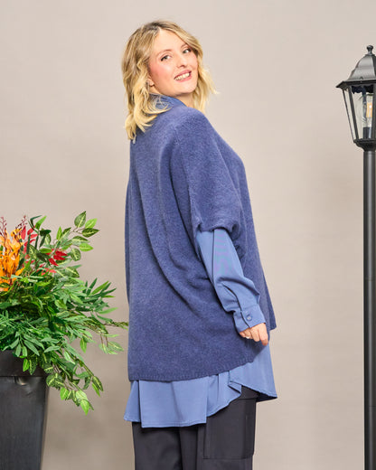 Gilet Oversize in Alpaca