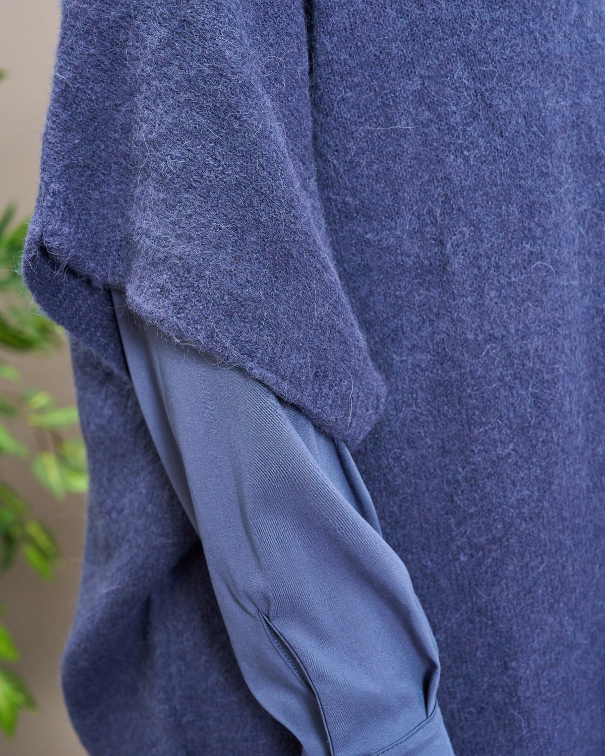 Gilet Oversize in Alpaca