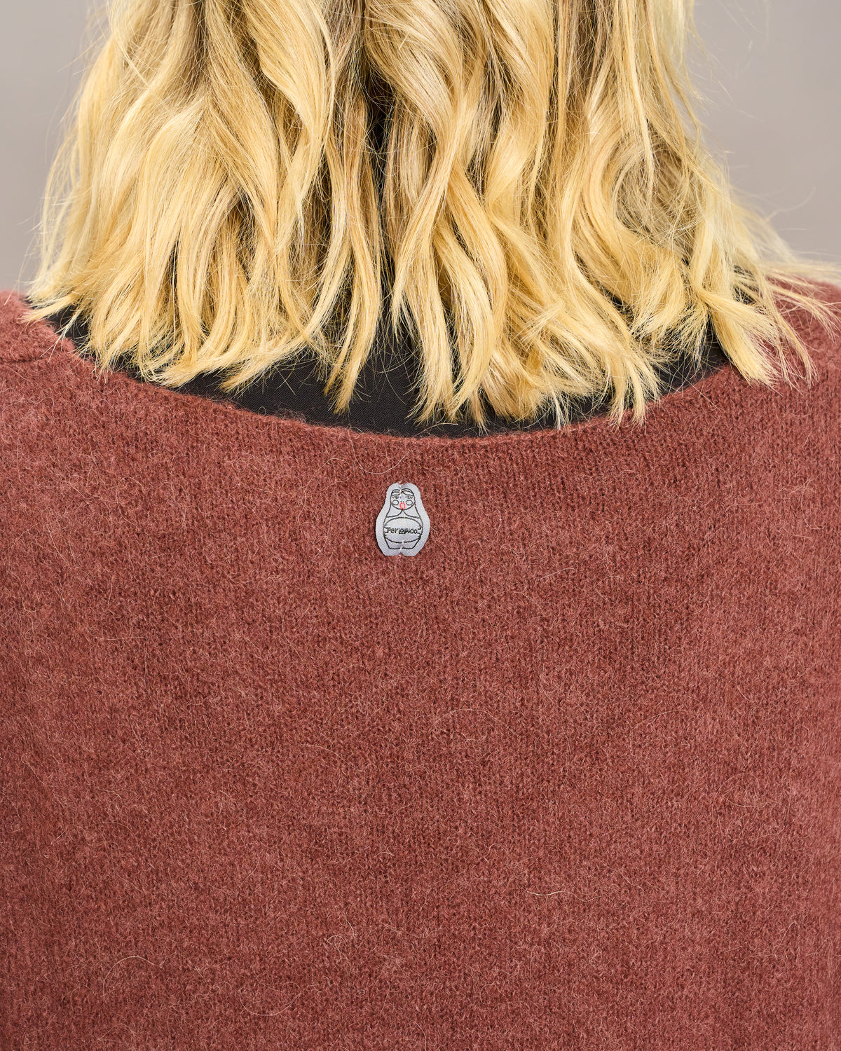 Gilet Oversize in Alpaca