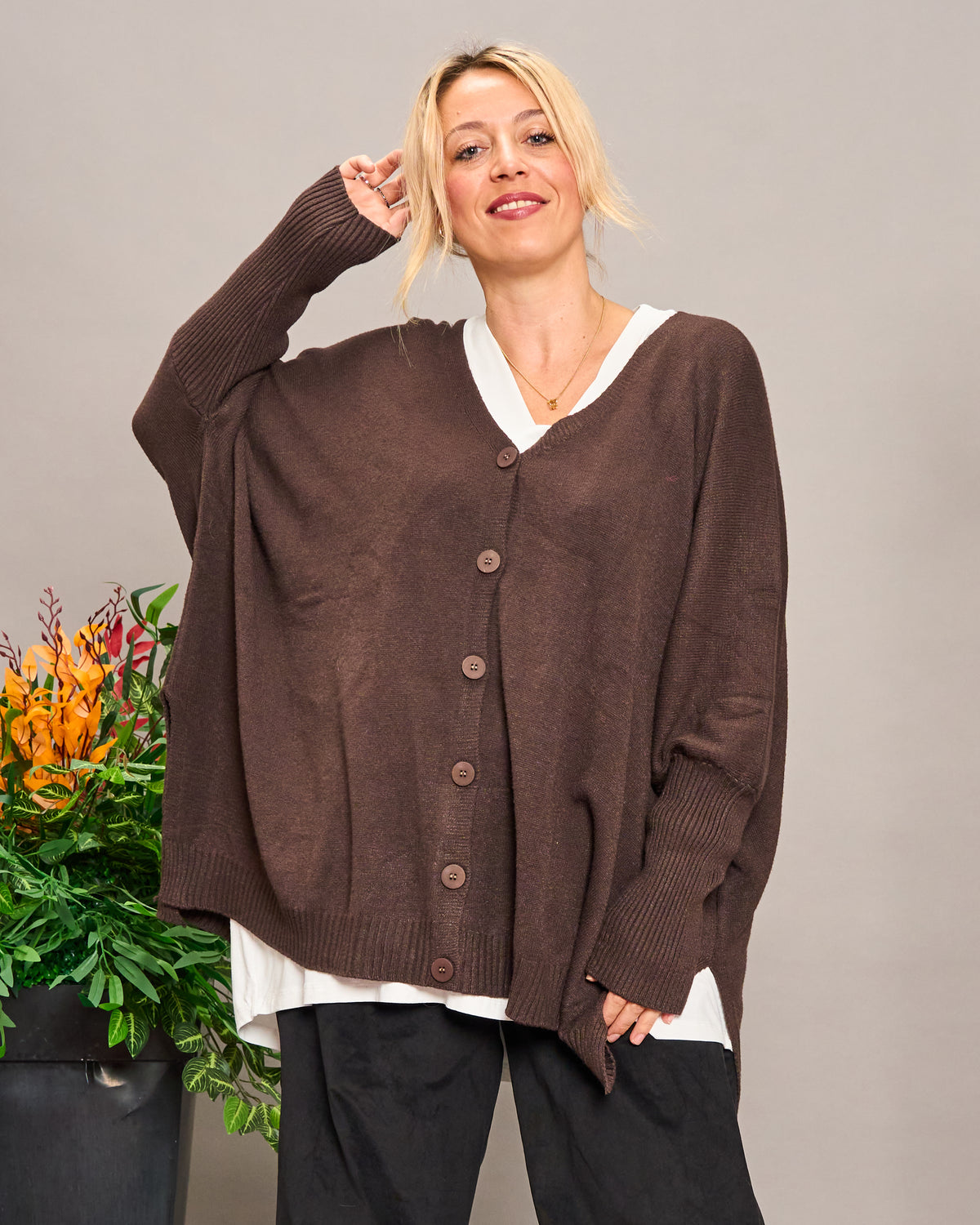 Maxi Cardigan in Maglieria