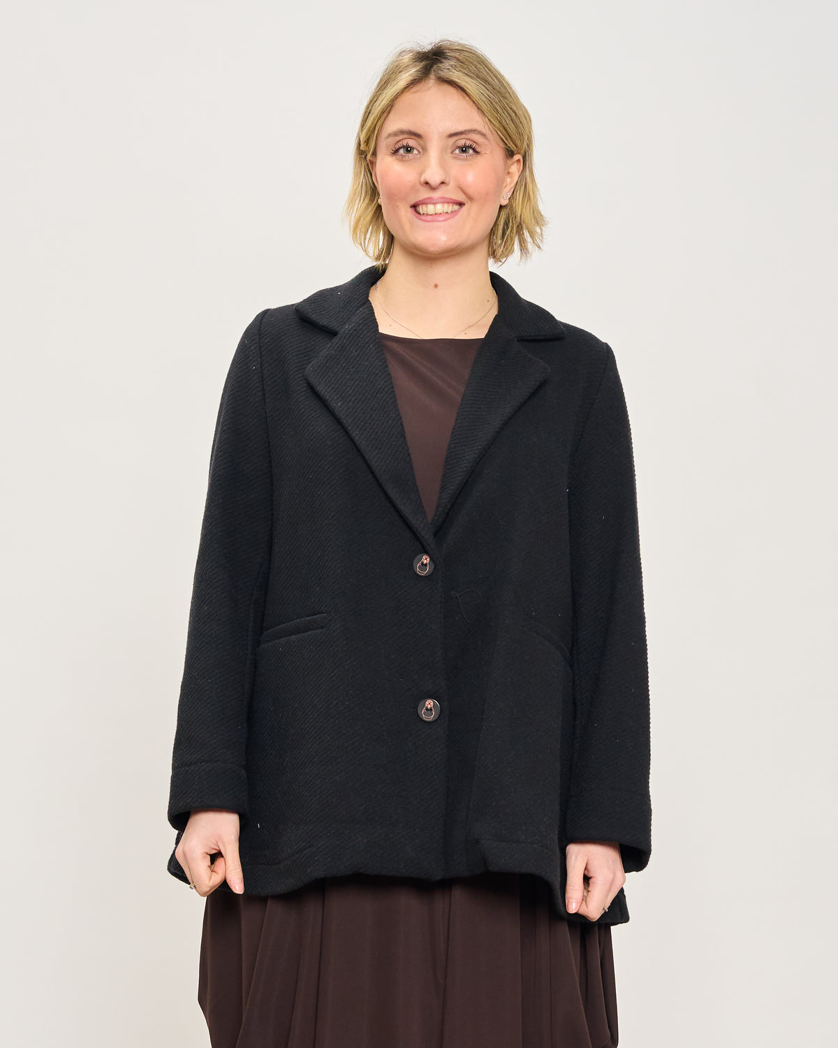 Two-Button Lapel Jacket