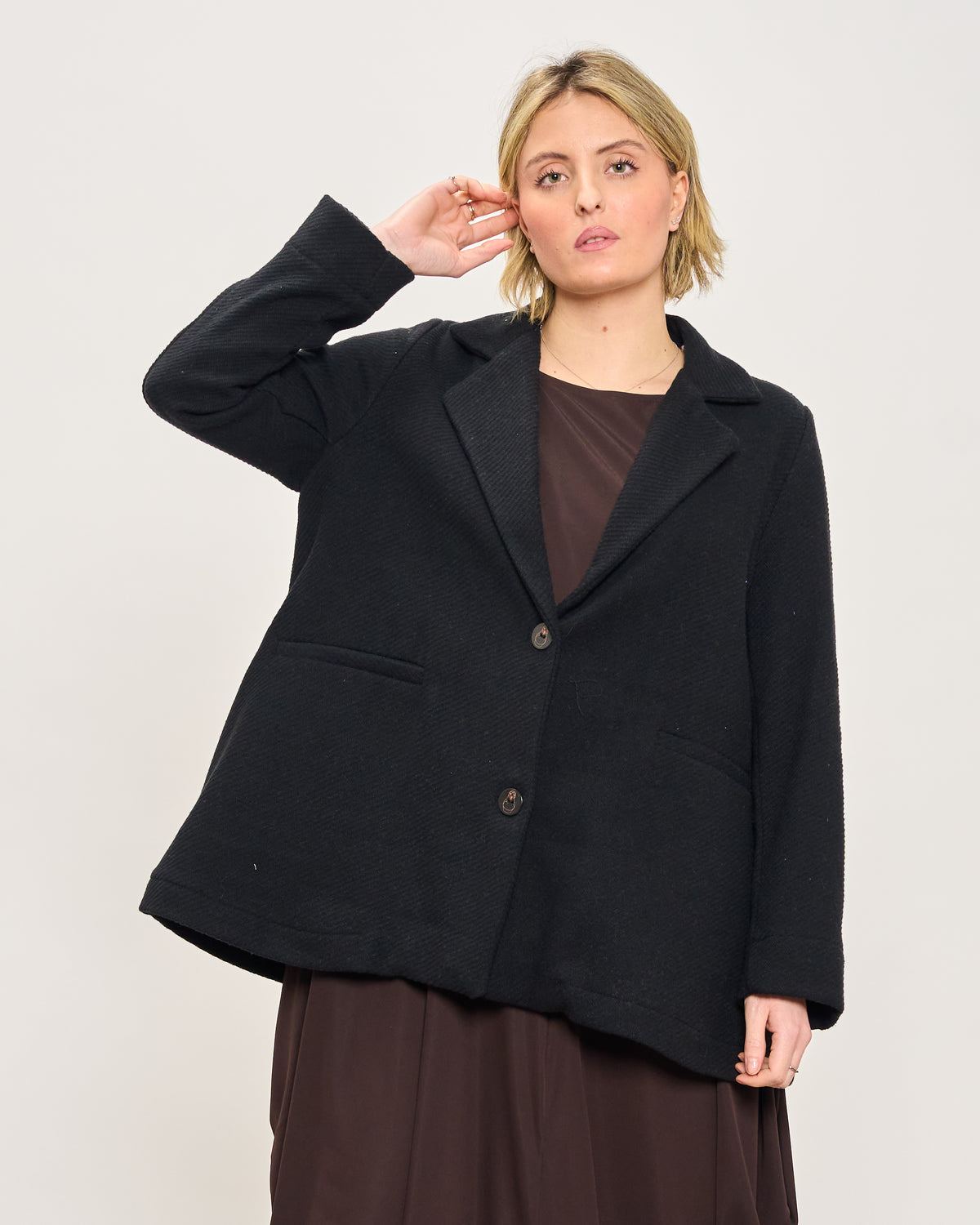 Two-Button Lapel Jacket