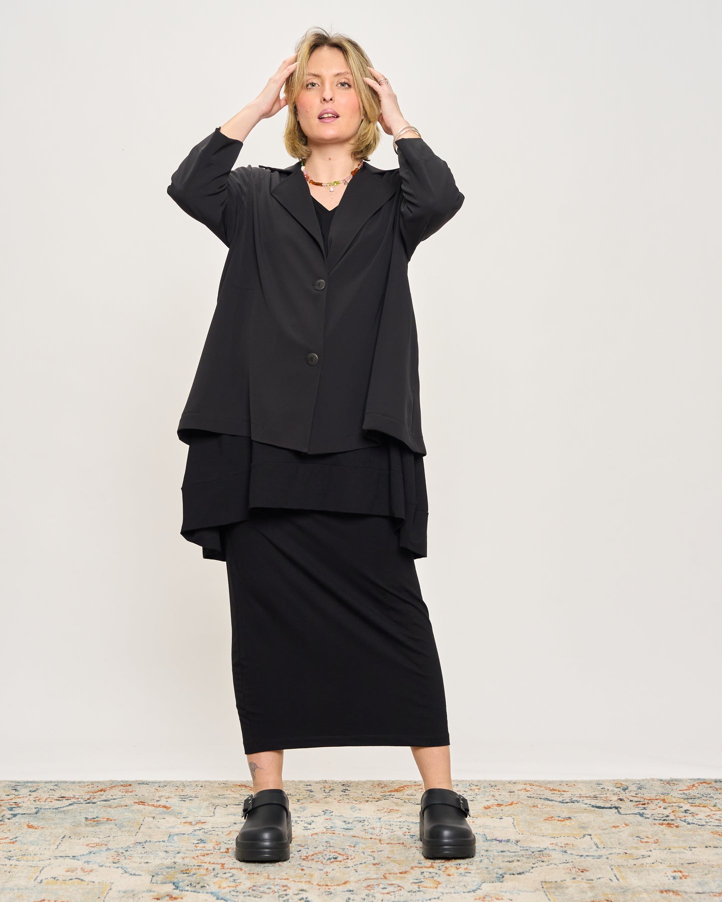 Two-Button Lapel Jacket