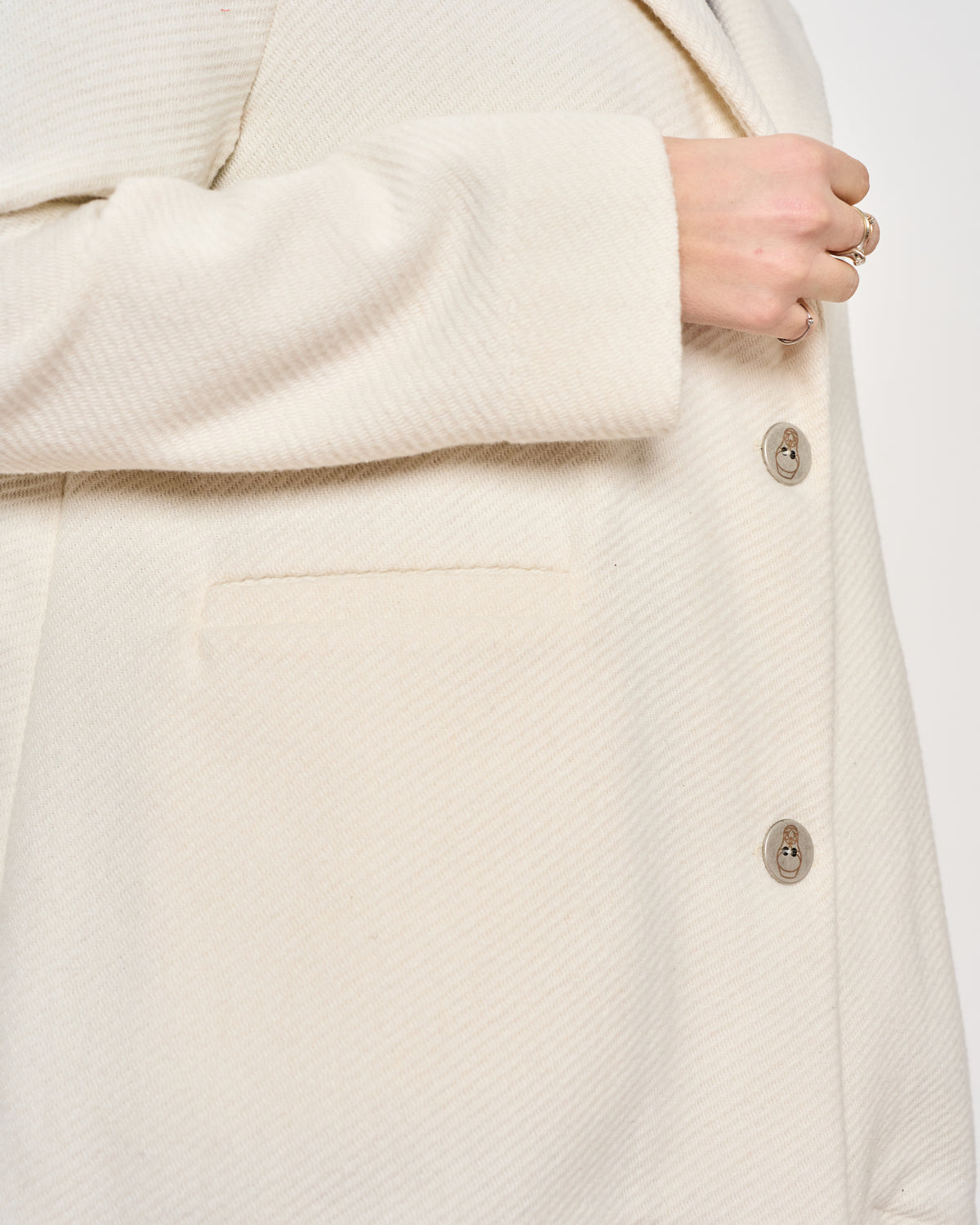 Two-Button Lapel Jacket