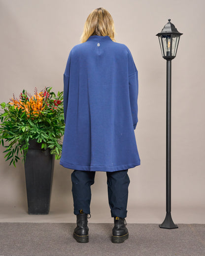 Flared Sweatshirt Jacket