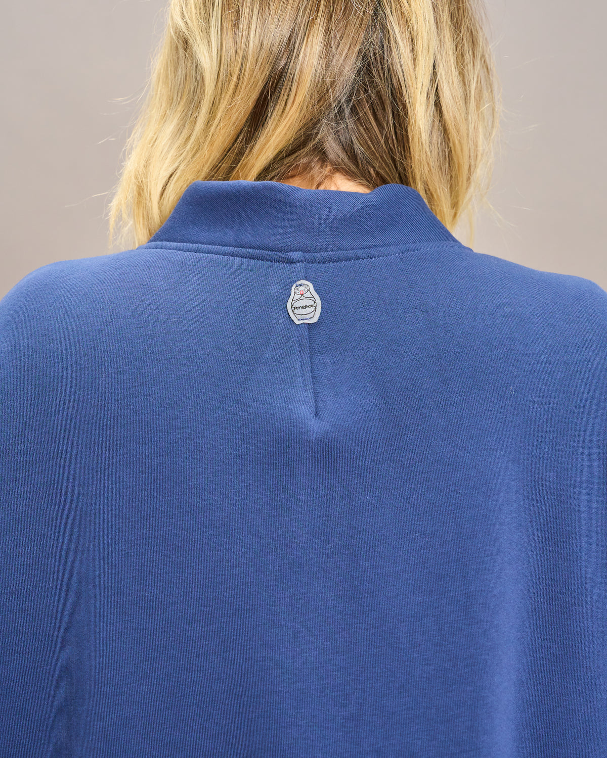 Flared Sweatshirt Jacket