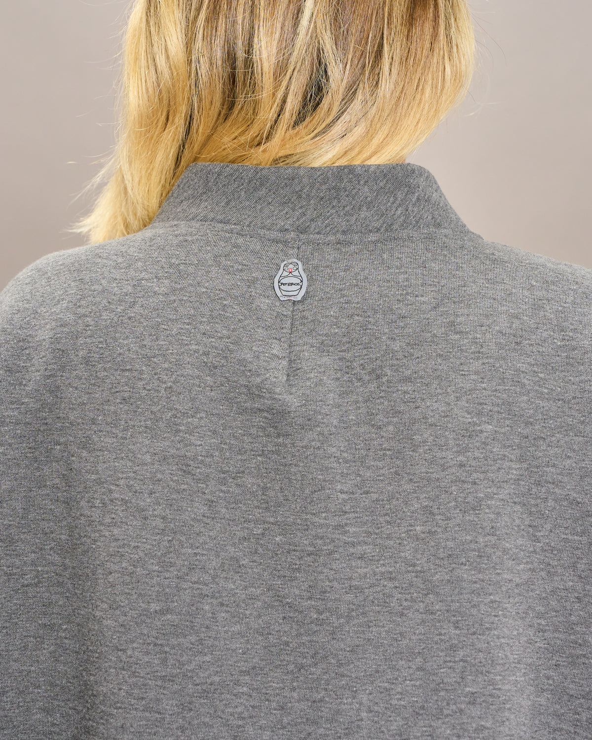 Flared Sweatshirt Jacket