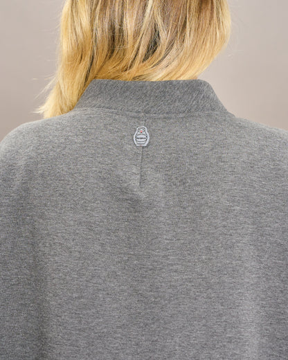 Flared Sweatshirt Jacket