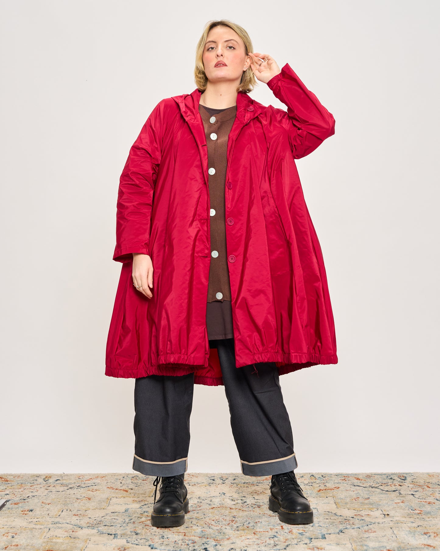 Wrinkled Wheel Raincoat