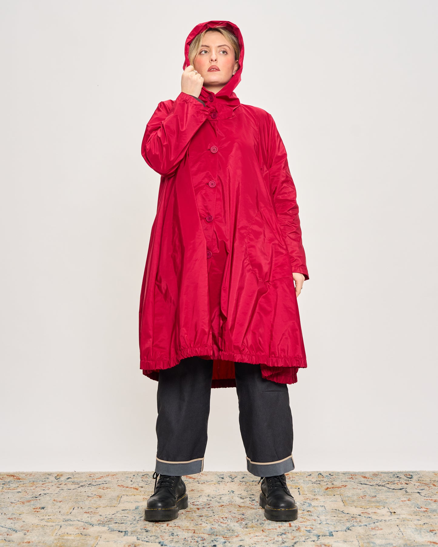 Wrinkled Wheel Raincoat